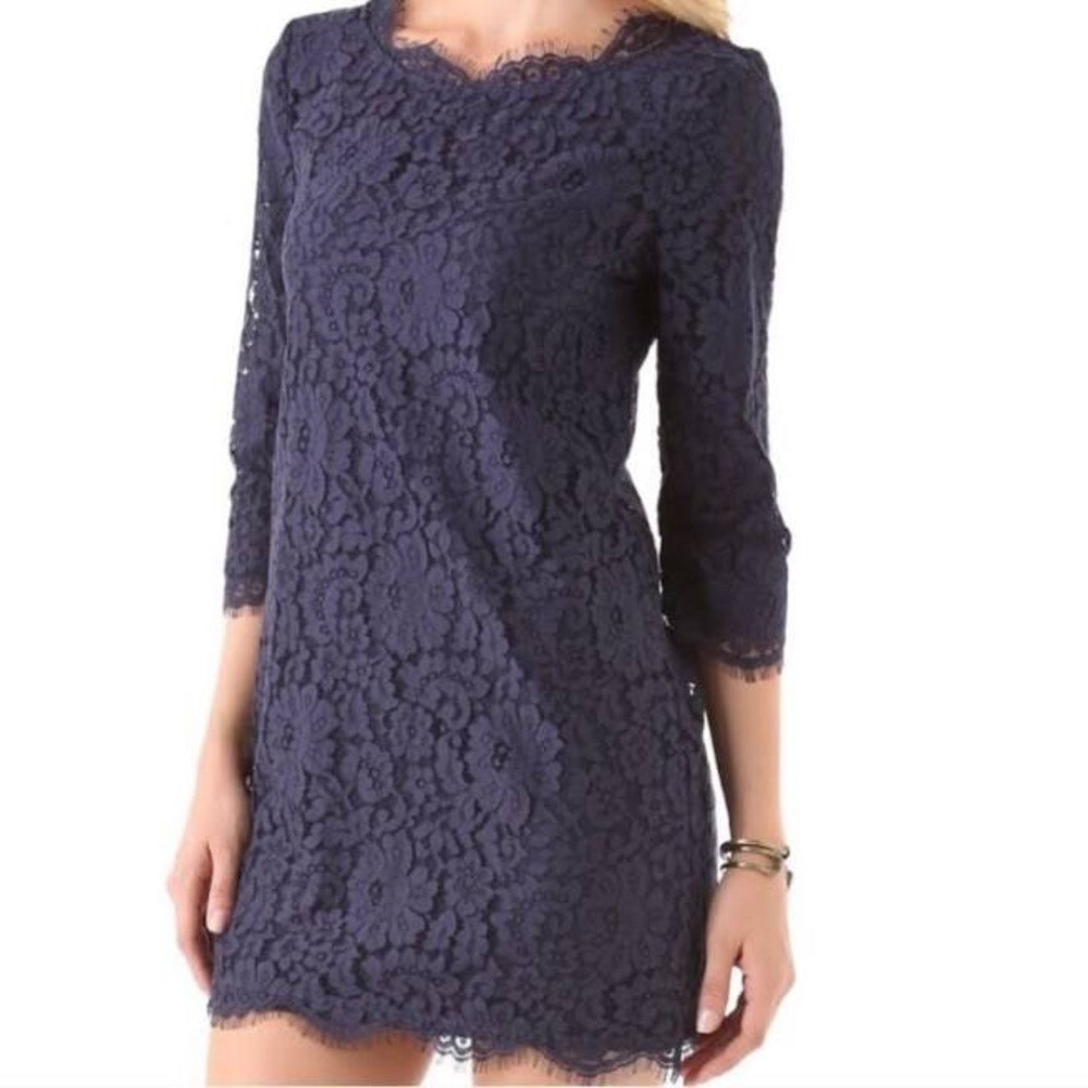 JOIE Portia Lace Mini Dress, Small